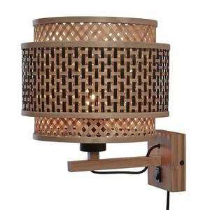 Настенный светильник GOOD&MOJO Bhutan Typ A, бамбук - черный / бежевый