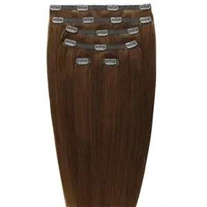 Накладные волосы gold24 clip-in extensions #4 braun - 60 cm Gold24, #6 hellbraun - 50 cm, количество 1 шт.