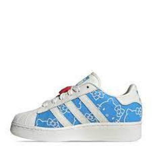 Кроссовки x hello kitty superstar xlg Adidas, синий