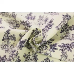 Занавес Good Old Days с распушенной лентой, 1 шт., из 100% органического хлопка Adam, темно-синий