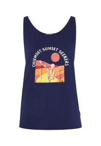 Майка с принтом-джемпером CHIEMSEE, цвет Medieval Blue