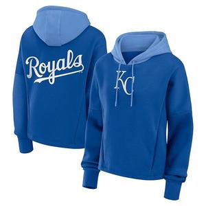 Женский оверсайз худи с капюшоном Royal Kansas City Royals Legacy Fleece Fanatics