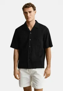 Рубашка свободного кроя в полоску добби Gant, Black