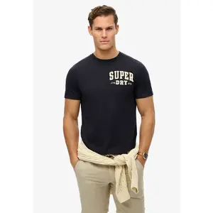 Футболка с коротким рукавом Superdry Vintage Athletic, черный