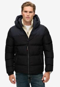 Куртка Superdry & Co BLOCK HOODED PUFFER, Black Ebony/Black