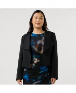 Укороченная куртка Eboni больших размеров ESTELLE, Black