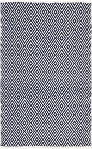 SAFAVIEH Boston Collection ковер 77 x 122 см Navy BOS682D ручной работы плоского плетения хлопковый декоративный