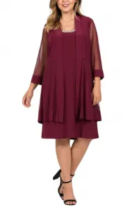 Платье-жакет с декоративными вставками Truedames