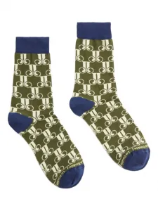 Носки с монограммой La DoubleJ, синий