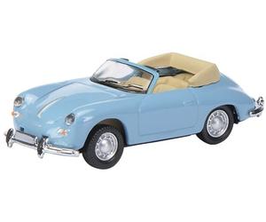 Schuco Porsche 356 Cabrio Blue 1:87 452627800