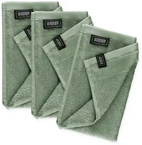 SCHÖNER WOHNEN коллекции гостевых полотенец "Sense", (3 шт.) SCHÖNER WOHNEN-KOLLEKTION 30х50 см (3 шт.), зеленый