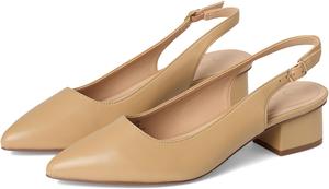 Туфли Journee Collection Women's Sylvia Pumps, Tan PU