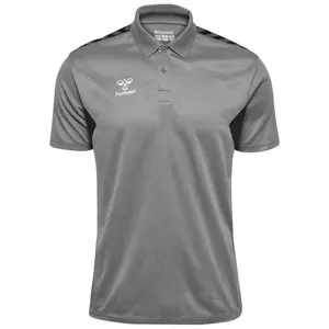 Поло с коротким рукавом Hummel Authentic Functional, серый