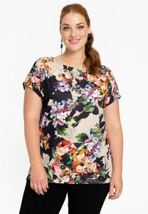 Футболка с принтом MIT BLUMENMUSTER YOEK, мультиколор