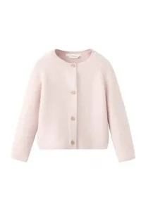 Детский кардиган Mango Kids, Pink