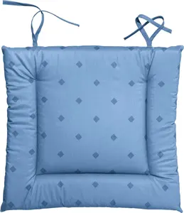 Подушка на стул "Neuss" с завязками, синяя, 38x41 см Erwin Müller
