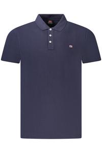 Мужское поло Norway 1963 с коротким рукавом однотонное, темно-синий