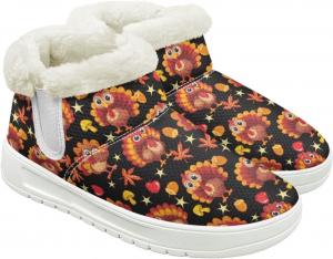 Женские пушистые зимние сапоги для снега, утепленные флисом, удобные, теплые, водоотталкивающие, для женщин и мужчин Cugasmaru, Turkey Fall