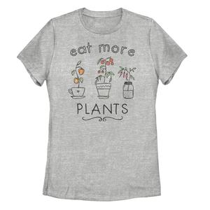 Футболка с рисунком Eat More Plants для юниоров