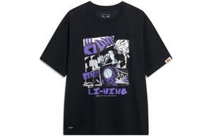 Li Ning Мужская футболка с подкладкой, Черный