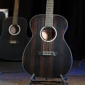 Акустическая/электрическая гитара Washburn Deep Forest Folk. Полосатый эбен, новая, доставка DFEFE-U