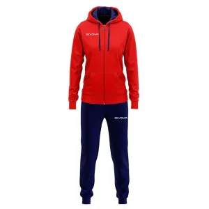 Спортивный костюм Givova Lady, синий/красный