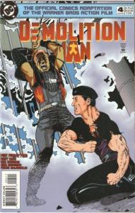 Demolition Man #4 (The Official Comics Adaptation of the Warner Bros Action Film) February 1994 (DC Comics)