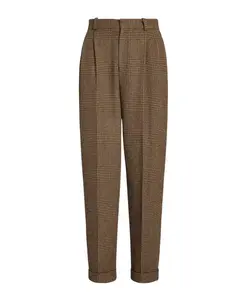 Брюки в клетку Ralph Lauren, коричневый