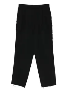 Брюки с бахромой Needles, черный