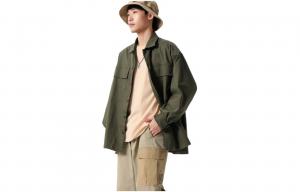 GOLDLION G+ Рубашка унисекс зеленая