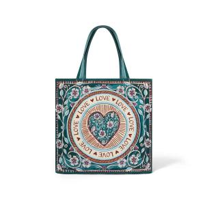Сумка-тоут Bella Tile Love Canvas Multi Brighton, Multi