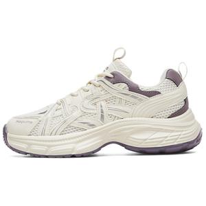 AGSDON Женские кроссовки Low top Chunky темно-серые бежево-фиолетовые, цвет Beige Purple