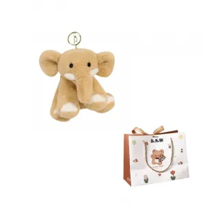 Ключница с мультяшным кроликом милая плюшевая кукла высота 12см Happy Fish