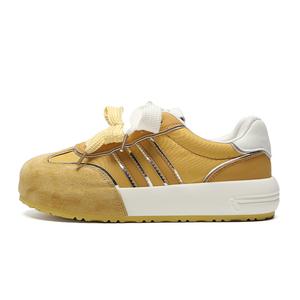 ZHR Женские немецкие армейские кеды низкие бежево-черные фиолетовые желтые желтые, цвет Yellow