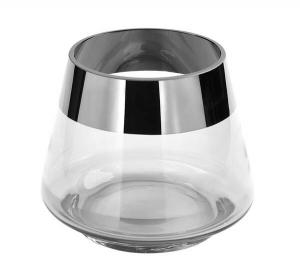 Подсвечник Fink Jona, 11x11x11 см, серебряный