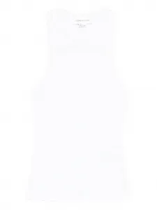 Топ в рубчик Victoria Beckham, белый