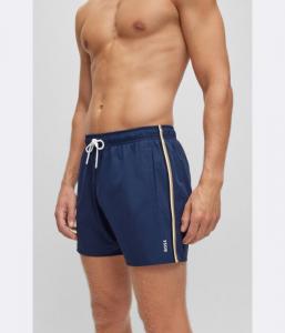 Плавки-шорты мужские Boss Bodywear на кулиске, синий