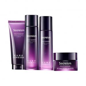 Набор уходовой косметики purple diamond для подтяжки и успокоения кожи 50г+100г+100мл+120мл FRANIC, Cleansers 100g+Toner 120ml+Tightening Serum 100ml+Moisturizing Cream 50g