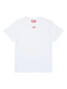 Футболка Tjustr7 с логотипом Diesel Kids, белый