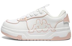 Скользоустойчивые Износостойкие Женские Низкие Кроссовки для Скейтбординга Kappa Белый Розовый