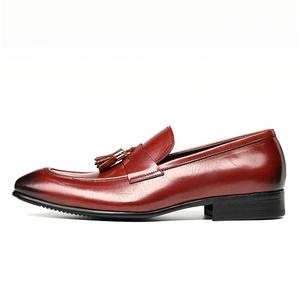 Bansley Бордовые лоферы мужские, цвет Burgundy