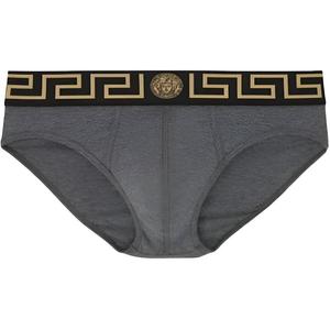 Греческие трусы с каймой Greca Border VERSACE, серый