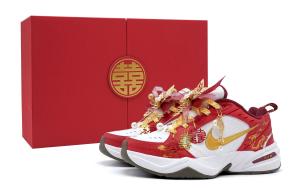 Air Monarch 4 Match Made In Heaven низкие повседневные кроссовки Unisex Nike, белый/красный