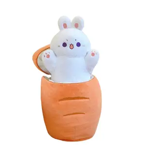 Плюшевая кукла превращение в милого котенка, кролика и щенка высота 60см/82см MIC RABBIT