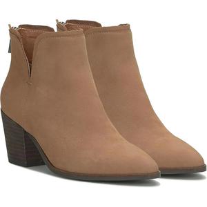 Женские ботинки Lucky Brand Beylon из коричневой кожи с острым носком и вырезом LION464