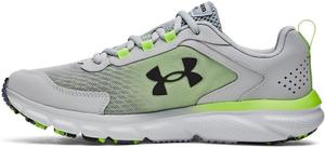 Мужские кроссовки для бега Under Armour Charged Assert 9 Marble, Mod Gray/Lime Surge/Black, размер 12 M US