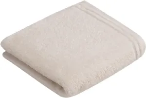 Полотенце Vossen "Calypso Feeling", (2 шт.), с узкой каймой, из 100% высококачественного хлопка, веганское, однотонное 50х100 см (2 шт.), слоновая кость