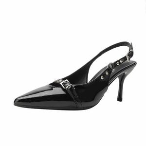 TATAYA Стройные каблуки на шпильке женские черные 7 см, цвет Black[7cm]