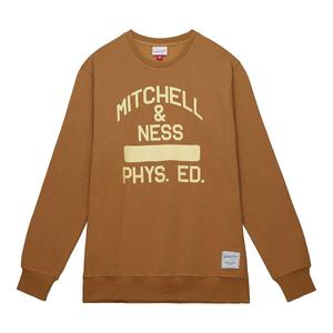 Свитшот BRANDED M&N PHYS ED CREW Mitchell And Ness, цвет Braun