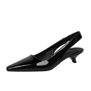 YAFEI XUANYU Туфли-лодочки на конусном каблуке 4 см телесного цвета, цвет Nude